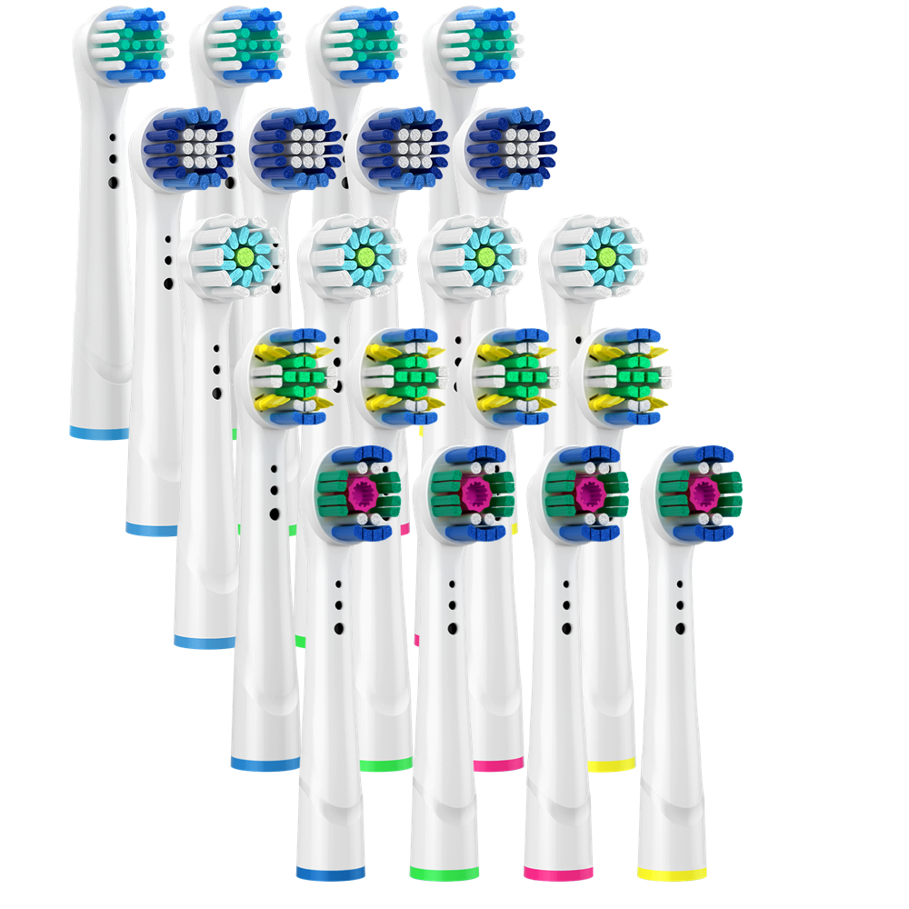 Насадки для зубной щетки Braun Oral B, чувствительная ультратонкая щетка для чистки
