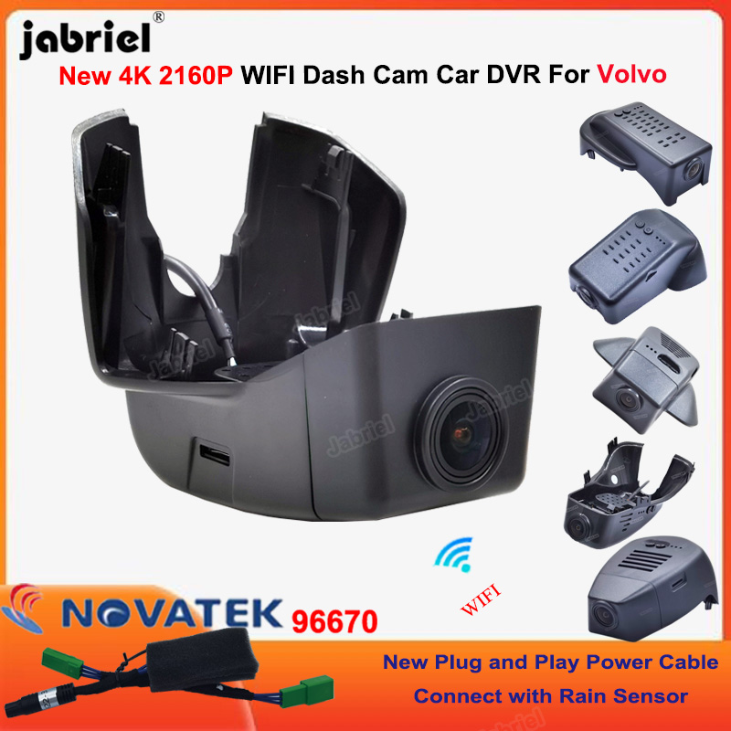 4K 2160P Plug and Play Wifi Dash Cam Macchina Fotografica Per Volvo XC60 XC40 XC90 XC70 S90 S60 S80 S80L V40 C40 V60 V90 PoleStar 2 Auto DVR