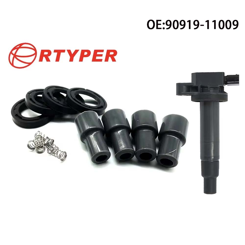 90919-11009 90919-02240 90919-02257 คุณภาพเดิม Iginiton COIL ชุดยางสําหรับ Toyota Yaris Camry Rav4 Prius MR2 2.0