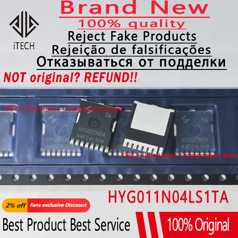 10pcs/lot Original HYG011N04LS1TA G011N04 HYG011N04 40V 320A MOSFET 100% New and Genuine
