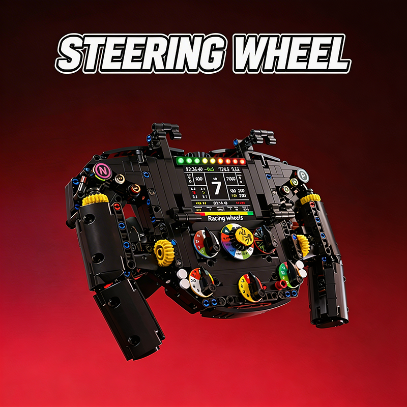 Technische blokken Formule Raceauto Stuurwiel Machine Creatieve MOC Bouwblok Speelgoed Verjaardag Cadeaus voor Volwassenen 800+ stukjes