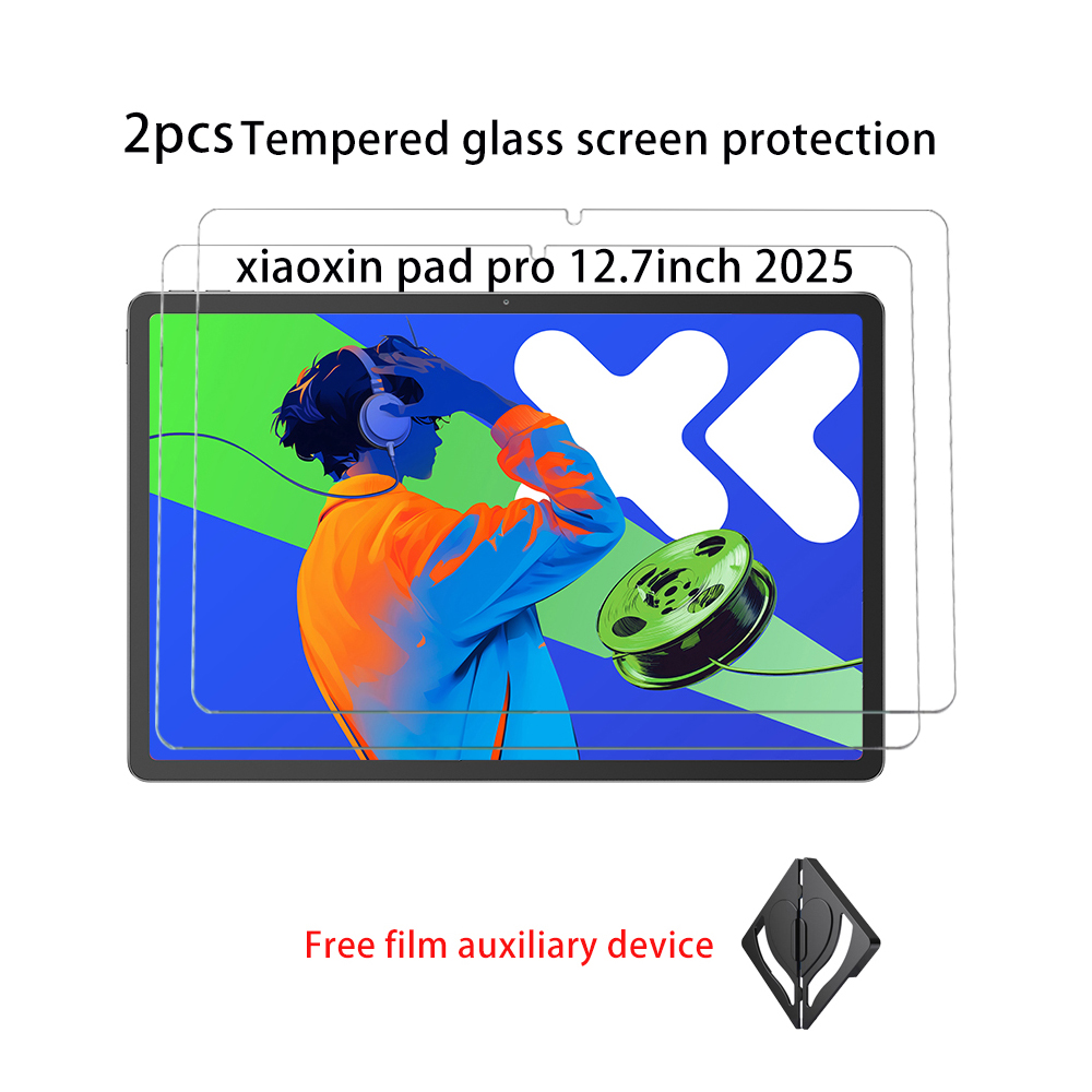 2 SZT. Szkło Hartowane Ochronne na Ekran do Lenovo Xiaoxin Pad Pro 12.7 2023 2024 2025, Folia Ochronna na Ekran do Xiaoxin Pad 2024 11 cali