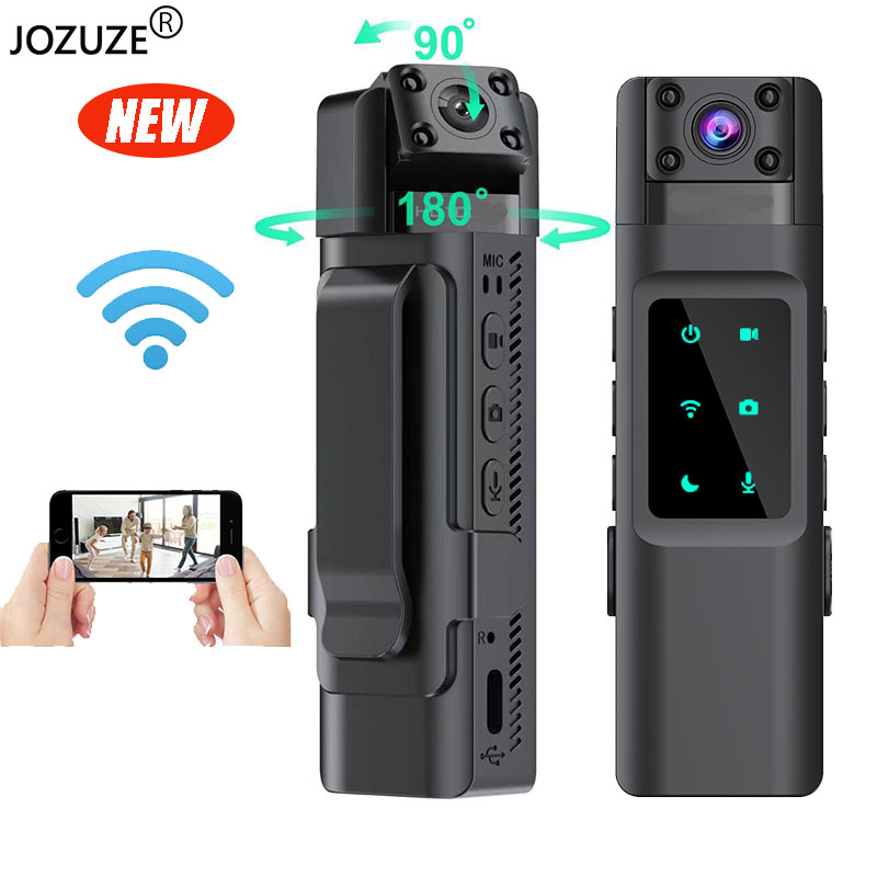 JOZUZE NUOVO Con Wifi Hotspot Mini Macchina Fotografica 1080P Videoregistratore Digitale Portatile Macchina Fotografica Del Corpo di Visione Notturna DVR Videocamera In Miniatura