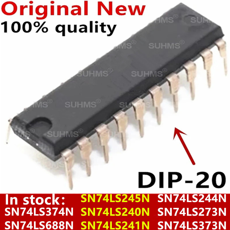 (10 piezas) 100% nuevo SN74LS245N SN74LS240N SN74LS241N SN74LS244N SN74LS273N SN74LS373N SN74LS374N SN74LS688N DIP20