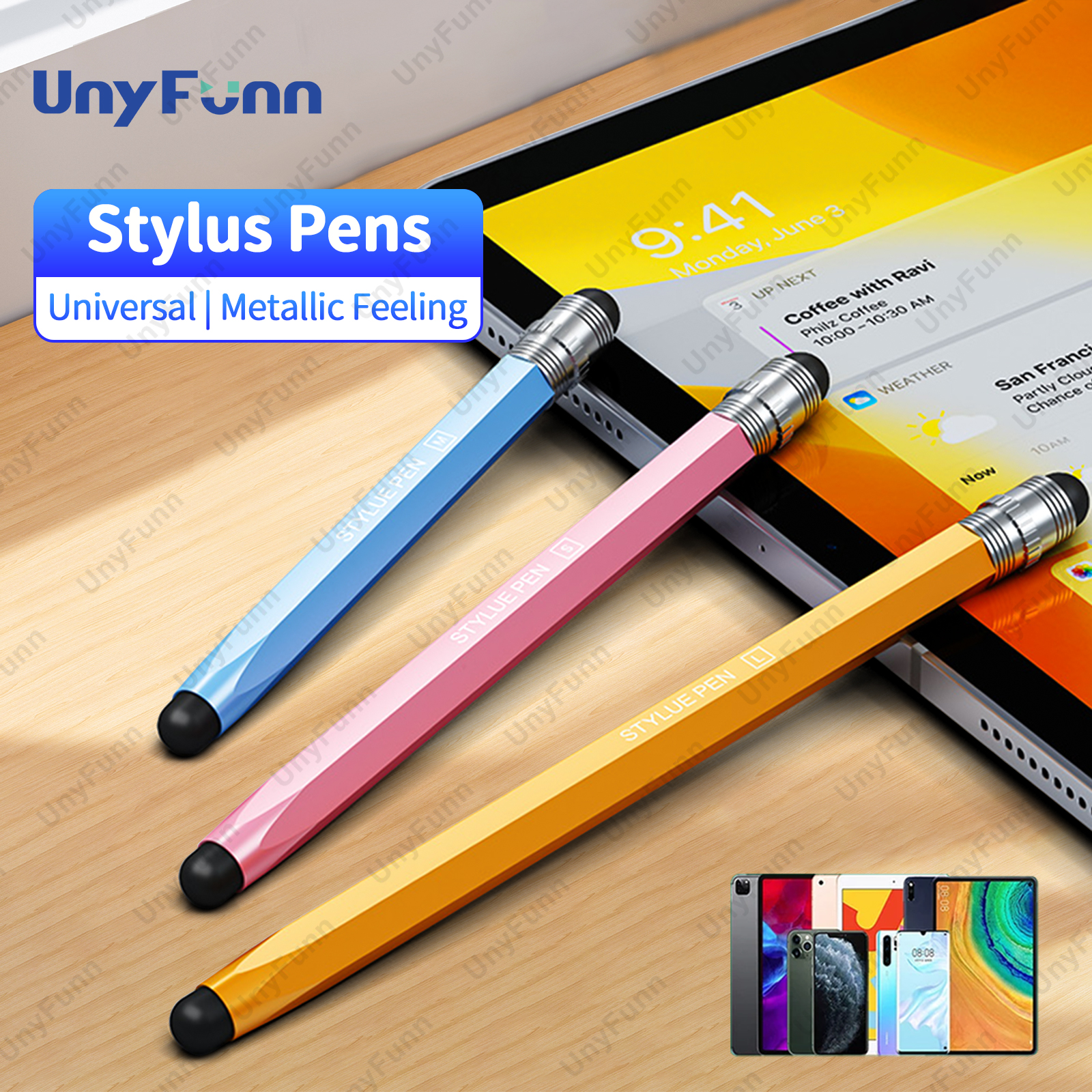 Lápiz óptico Universal para todas las pantallas táctiles, lápiz capacitivo de dibujo de alta precisión para iPad, iPhone, Samsung, Galaxy, tableta Kindle