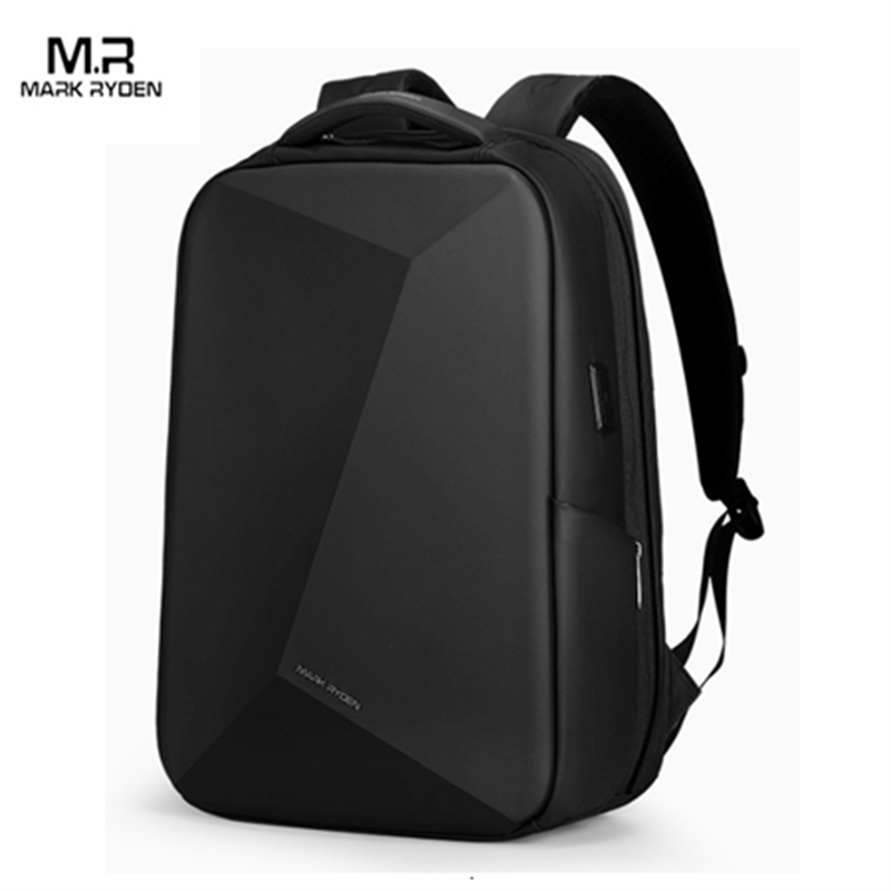 Mochila Mark Ryden para hombre, mochila de negocios ampliable, multifuncional, antirrobo, impermeable, para ordenador portátil, bolsa de carga USB de carcasa dura