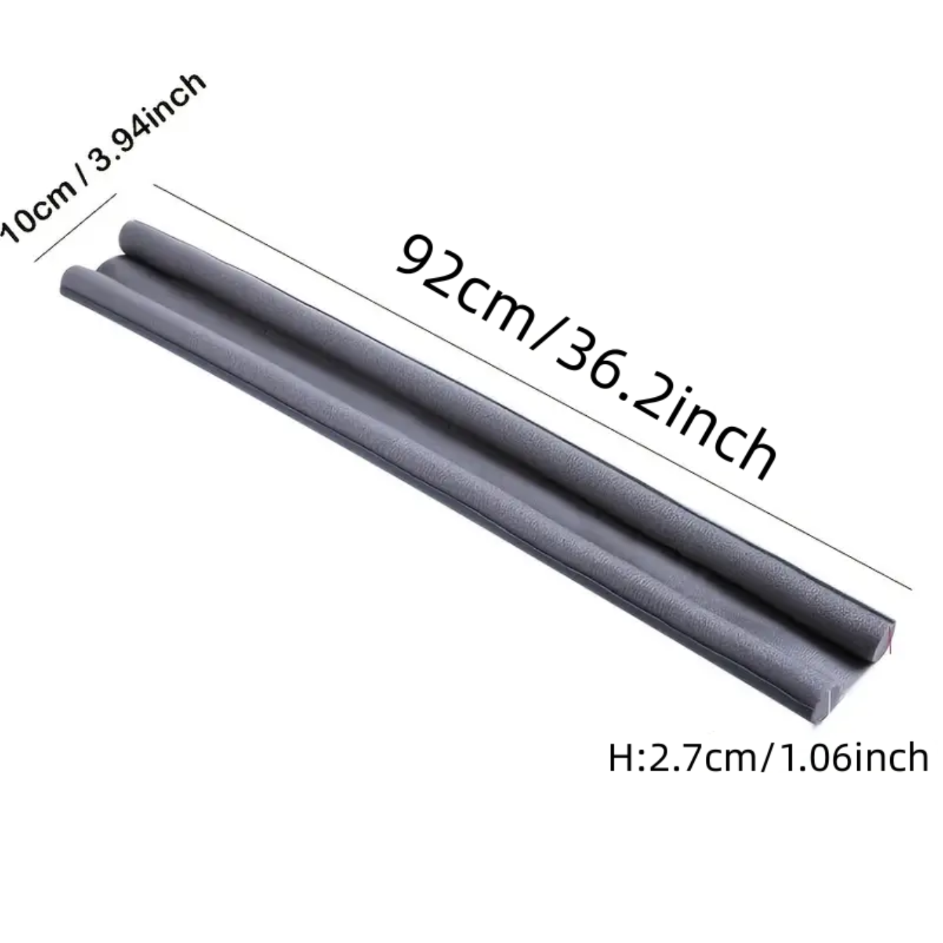 Bande d'étanchéité pour porte, bande d'étanchéité pour bas de porte, bande insonorisante pour interstice de porte et fenêtre, isolation thermique et anti-poussière, 1 pièce