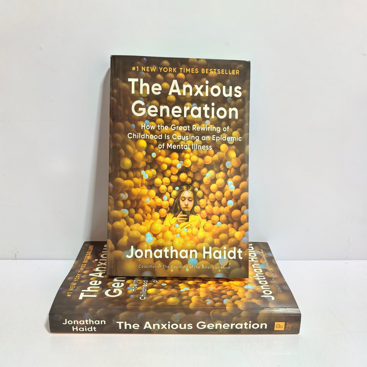 Bview Art The Anxious Generation: デジタル時代の不安とメンタルウェルネスガイドに関するニューヨーク・タイムズベストセラー