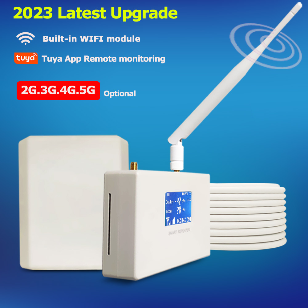 Egsm amplificador de sinal para celular, amplificador para celular, 3g, 4g, 5g, repetidor, b1, b3, b5, b8, b20, b28, tuya app monitoramento, nova atualização