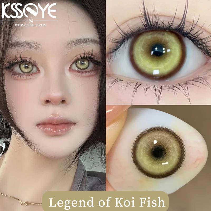 KSSEYE 1 Pair Hot sales Color Contact Lenses with Diopter Myopia Eyes Halloween Cosplay Contacts Lens  Makeup Yearly