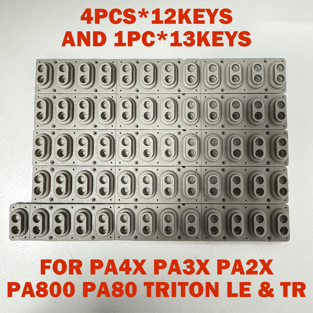 Tombol Strip karet konduktif, untuk Korg PA4X PA3X PA2X PA800 PA80 TRITON LE & TR Set kontak kunci karet 4x12P 1x13P
