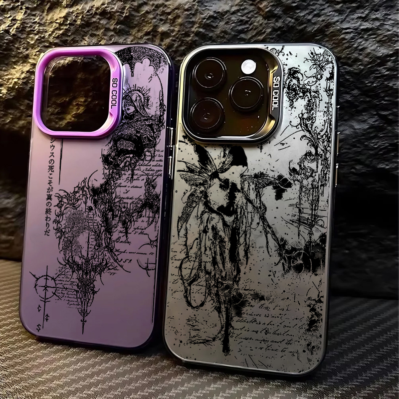 Retro Gothic Style Sculpture Phone Case for Samsung Galaxy S26 S25 S24 S23 S22 S21 S20 FE Ultra Edge 4G 5G Anti Fall Matte Cover