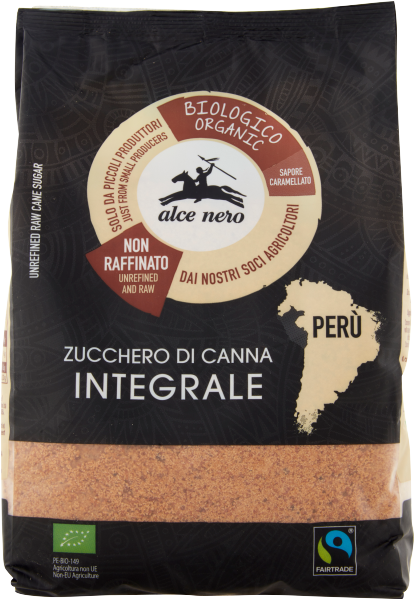 Rohrzucker zucchero di canna integrale bio 500g-alce nero