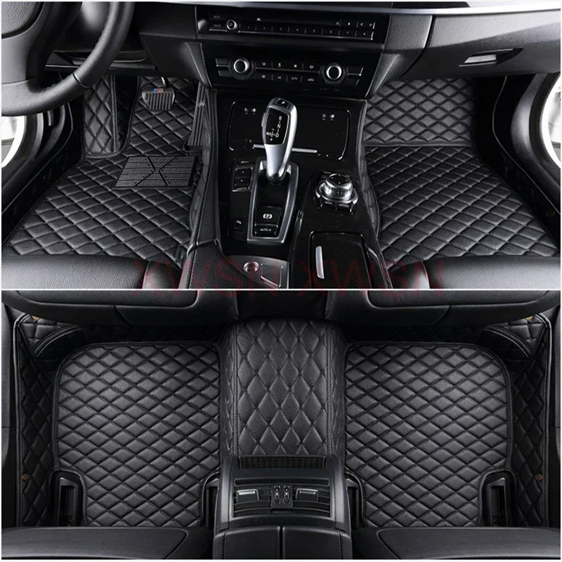 Custom 3D Full Coverage Car Floor Mats for Audi A8 A8L 4H2 4H8 4HC 4HL 5 Seat 2011-2017 4N8 4NX 2018-2023 Interior Accessories