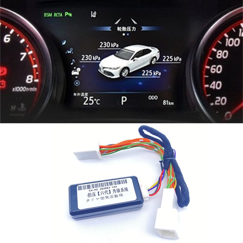 TPMS Tekanan Ban Monitoring System Digital LCD Display Auto Alarm Keamanan Tekanan Angin Ban Toyota Camry 2018-2020 Xv70 V 70