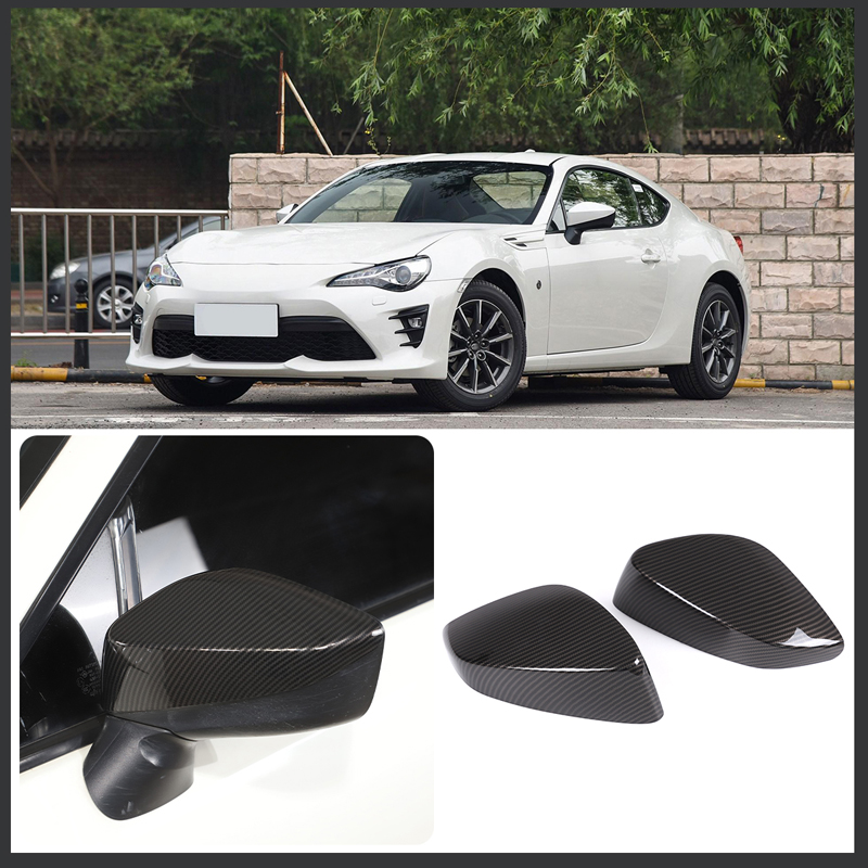 Per Toyota GT 86 GT86 Subaru BRZ 2012-2020 Porta Laterale In Fibra di Carbonio Copertura Dello Specchio Retrovisore Trim Auto Accessori Esterni 2 Pz