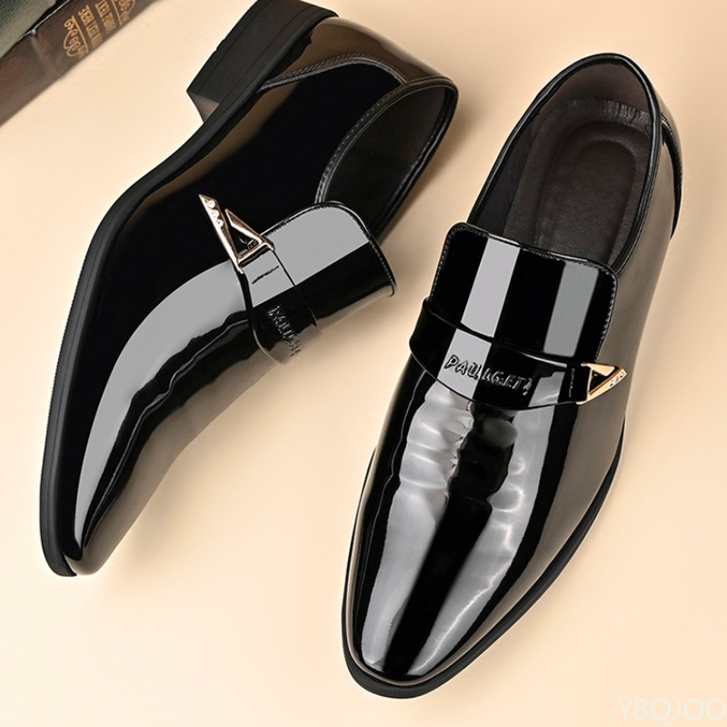 Męskie buty wizytowe do biura, eleganckie, w dużych rozmiarach, na co dzień, wygodne, z noskiem w szpic, wielofunkcyjne, idealne na ślub, model 2026.