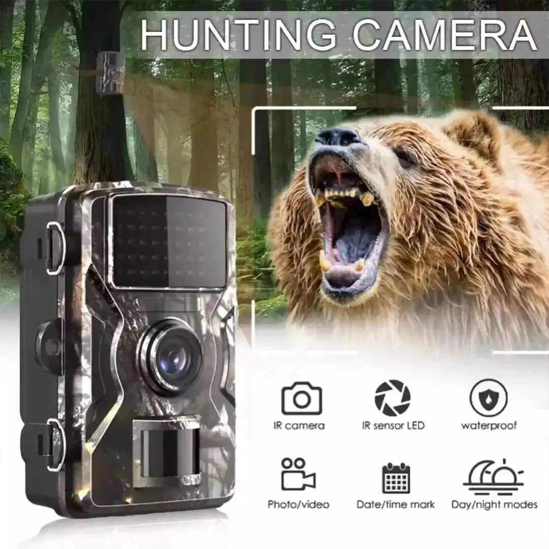 Cámara de rastreo para caza, 16MP, 1080P, 940nm, visión nocturna infrarroja, gatillo activado por movimiento, cámara de seguridad, trampas para fotos de vida silvestre al aire libre