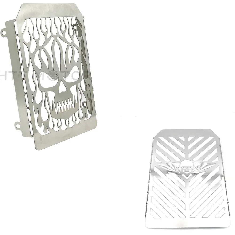 หม้อน้ํา Grille Cover Guard Protector สําหรับ Kawasaki Vulcan VN 1500 Skull Wing ชิ้นส่วนรถจักรยานยนต์หลังการขาย
