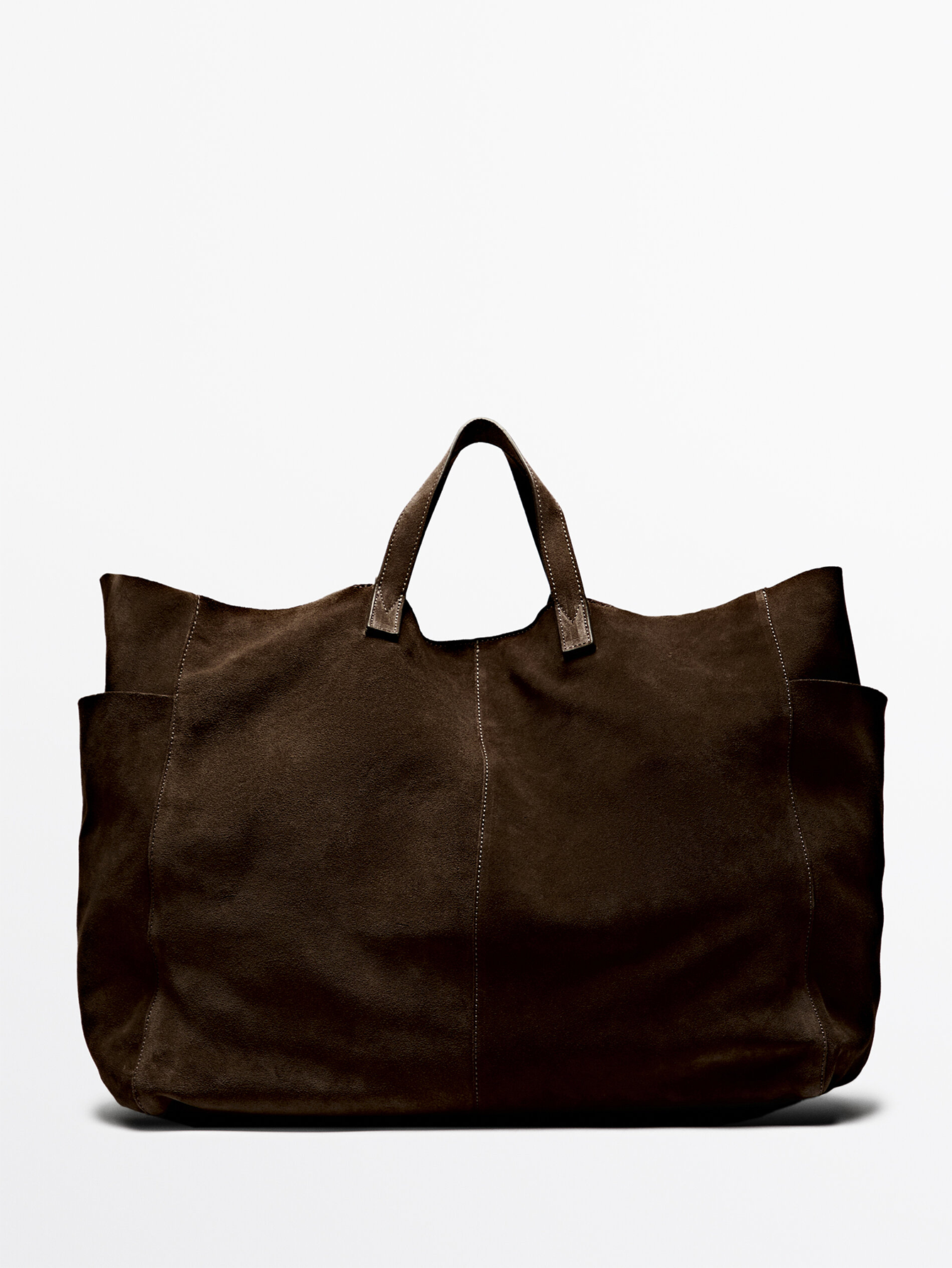 Ladies' large suede handbag, handbag, large-capacity soft-shoulder bag, suede tote bag, backpack bag, work handbag, travel winte