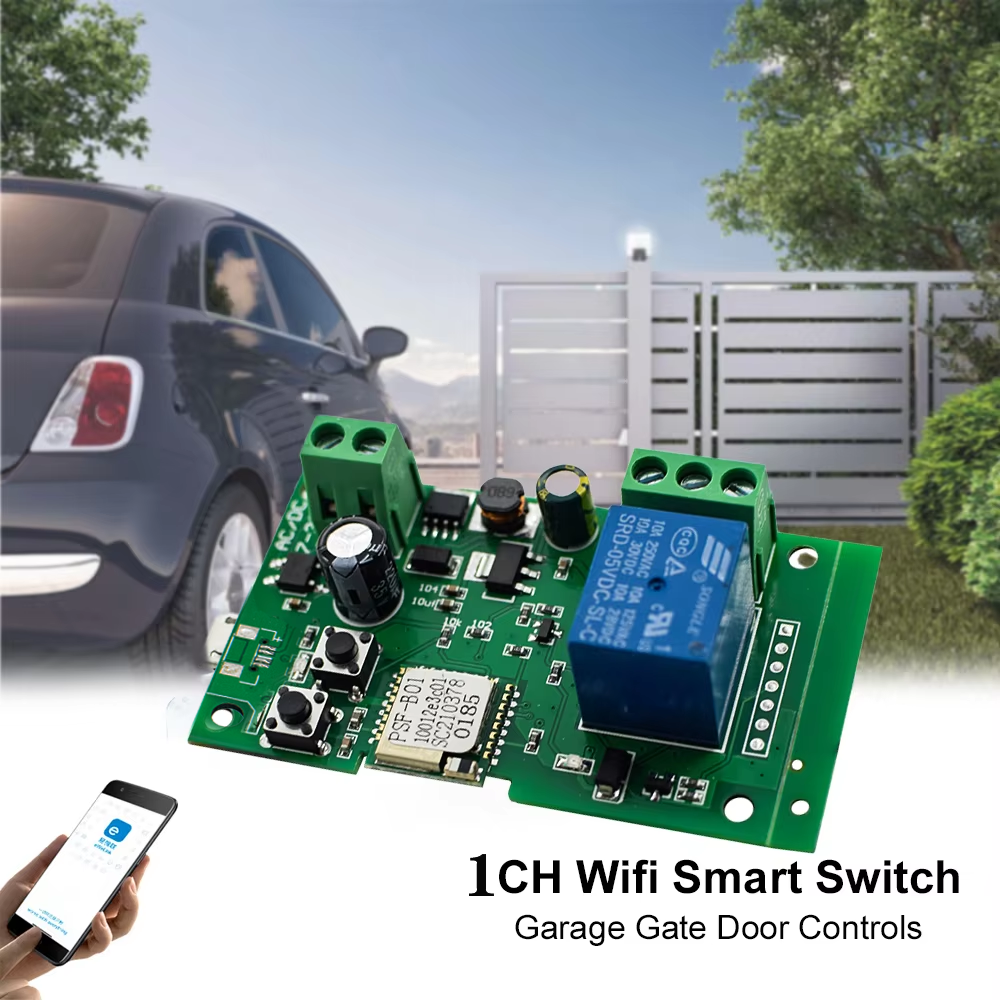Ewelink WIFI Garagentoröffner Controller Smart Switch On Off Relaismodul Tor offen Sprachsteuerung Alexa Google Home