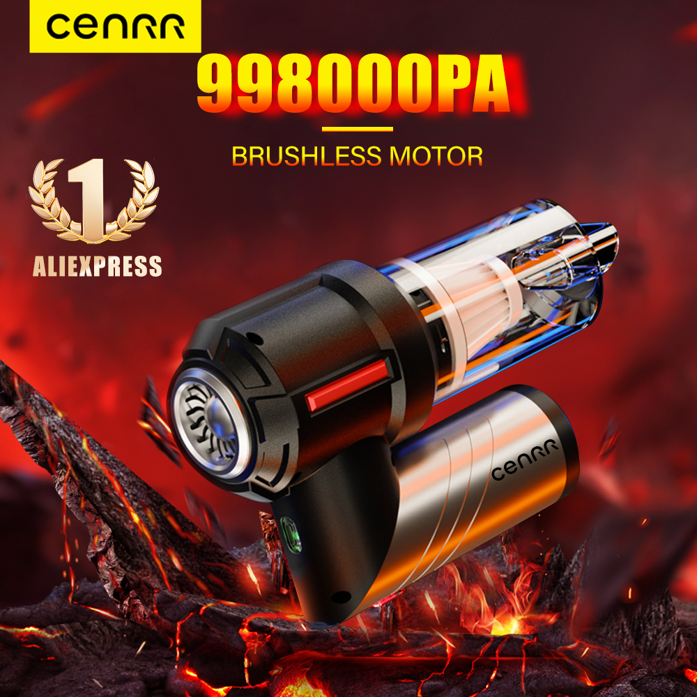 CENRR 998000 PA aspirateur de voiture Portable sans fil forte aspiration nettoyeur de voiture Machine de nettoyage Mini aspirateur