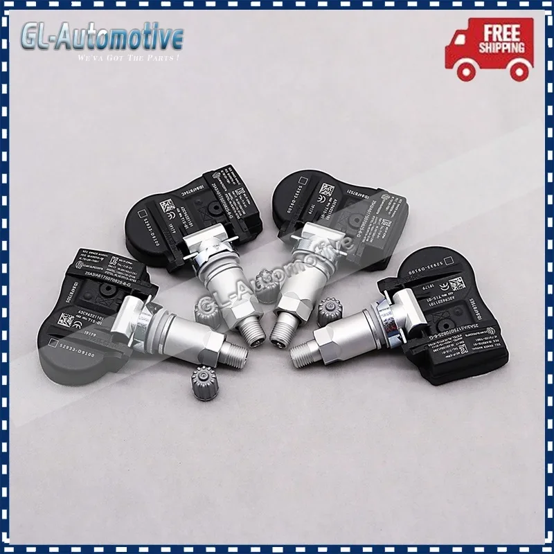 Capteur de pression des pneus TPMS 433Mhz, 4 pièces, pour Kia Sportage 2019 2020 2021 NIRO OPTIMA, pour HYUNDAI ELANTRA I30 Genesis G80