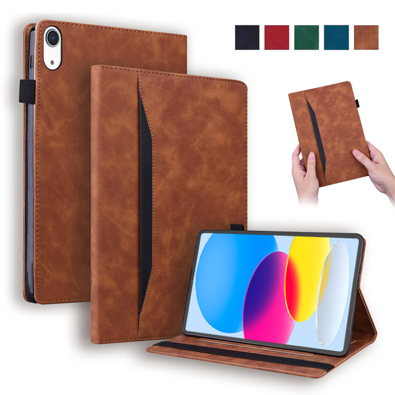 Coque untuk iPad A16 Casing Mewah Dompet Kulit PU Tablet Funda untuk iPad 11th Generasi ke-10 Casing untuk iPad 2025 Sampul 11 Inci