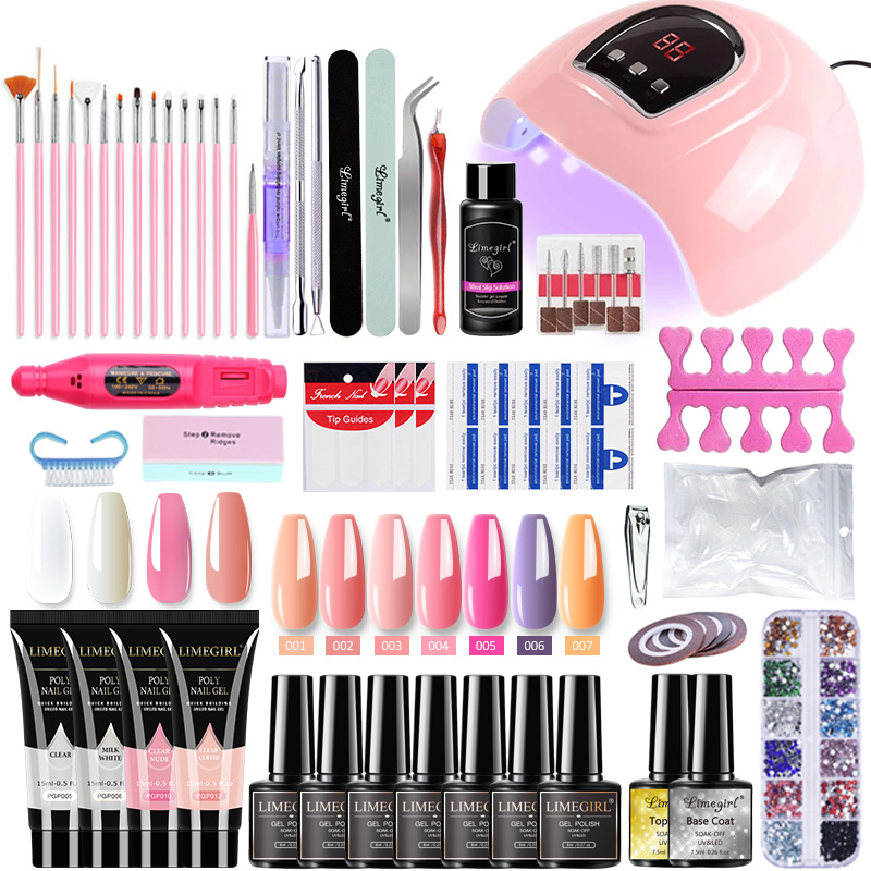 Zestaw do paznokci z lampką do paznokci Suszarka do paznokci Wiertarka do paznokci Zestaw do manicure Zestaw do żelu do paznokci Zestaw do polerowania Zestawy narzędzi do zdobienia paznokci Soak-off