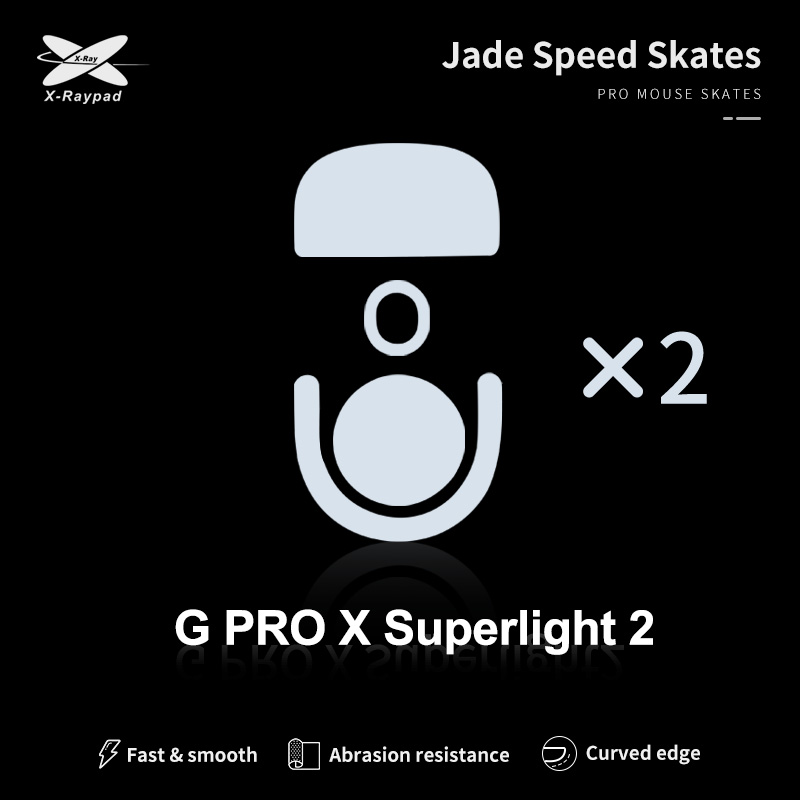 X-Raypad Jade Speed Mouse Skates für G PRO X SUPERLIGHT 2/ X2 SUPERSTRIKE