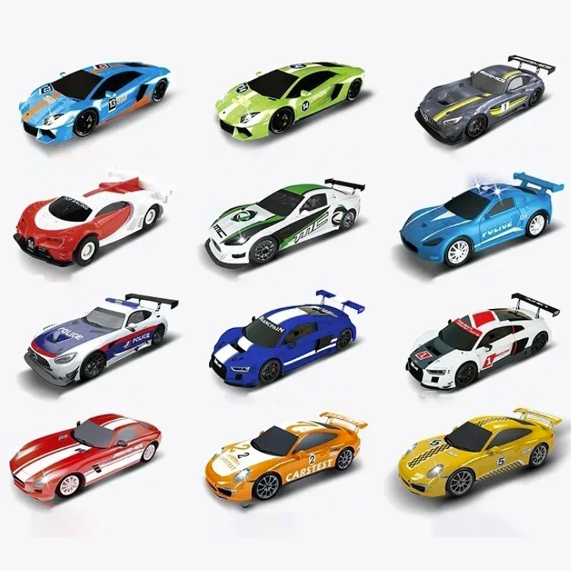 Аналоговый слот-автомобиль для Carrera Go Scalextric 1,64 1/64, масштаб 1:64, электрическая высокоскоростная гоночная трасса, Polizei Racing Cars, игрушечный автомобиль