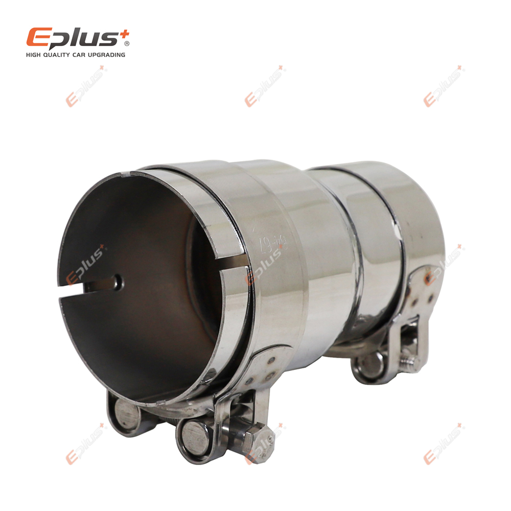 Eplus-adaptador reductor de tubo de escape Universal para coche y motocicleta, accesorio de acero inoxidable, silenciador de escape, tubería soldada