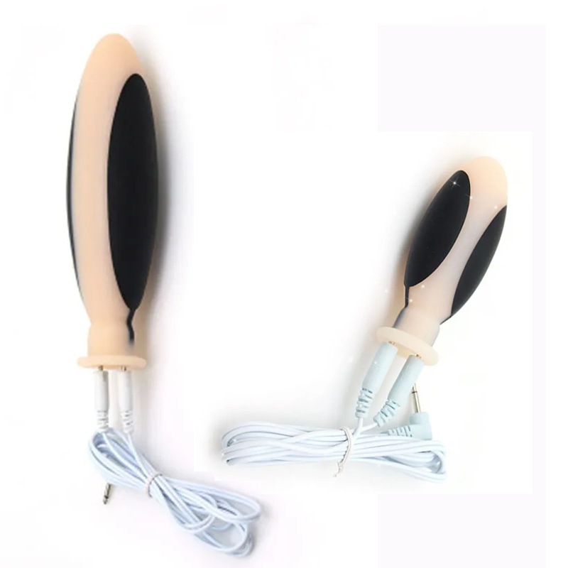 Bipolaire Electro Shock Siliconen Anale Vaginale Plug Clit Stimulator Prostaat Massage Butt Plug Bdsm Elektrostimulator Anale Seksspeeltje