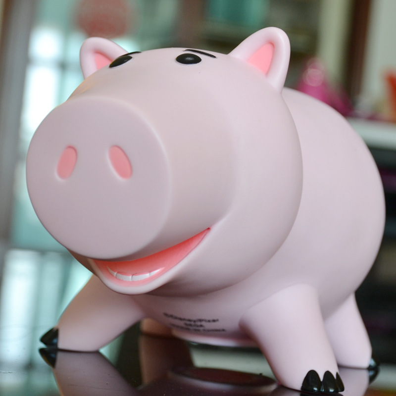 Disney Toy Story3 Doctor.Hamm The Piggy Bank Pig Action Figure Boneka Hadiah Ulang Tahun Model Mainan Anak-anak untuk Anak-anak