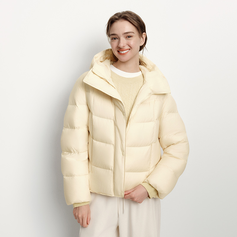 Semir Daunenjacke für Damen, Winter-Daunenjacke, wasserdicht, ölbeständig, schmutzabweisend, wärmeerzeugend, antistatisch, 2026, neue mittellange Damenjacke
