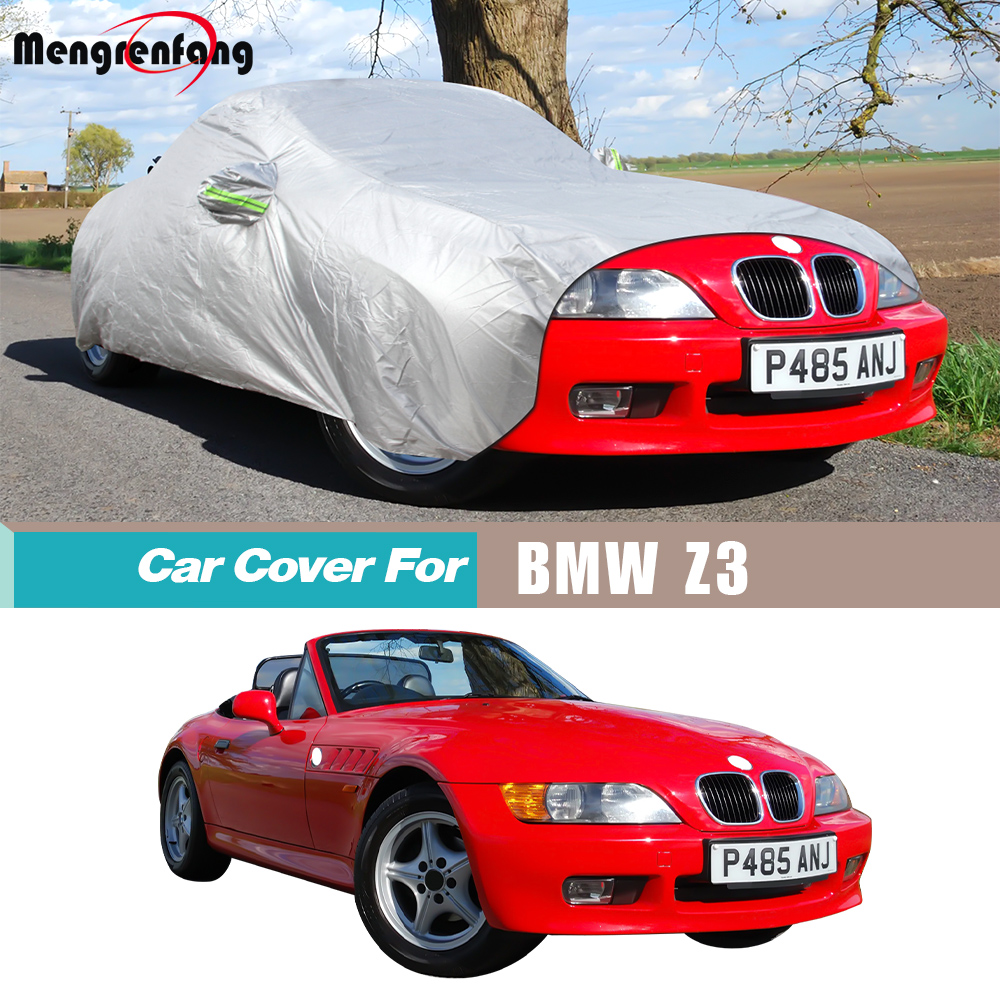 ฝาครอบรถยนต์เต็มรูปแบบWindproof Anti-UV Sun Rainหิมะฝุ่นป้องกันสําหรับBMW Z3 1996-2002