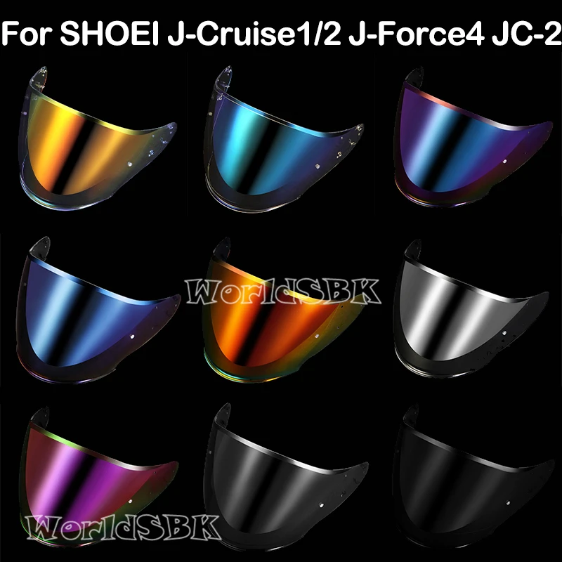 Helmvizier voor SHOEI J-Cruise 1 J-Cruise 2 J-Force 4 CJ-2 Motorhelm Lens Open gelaatsscherm Viseria Capacete Moto Glasse