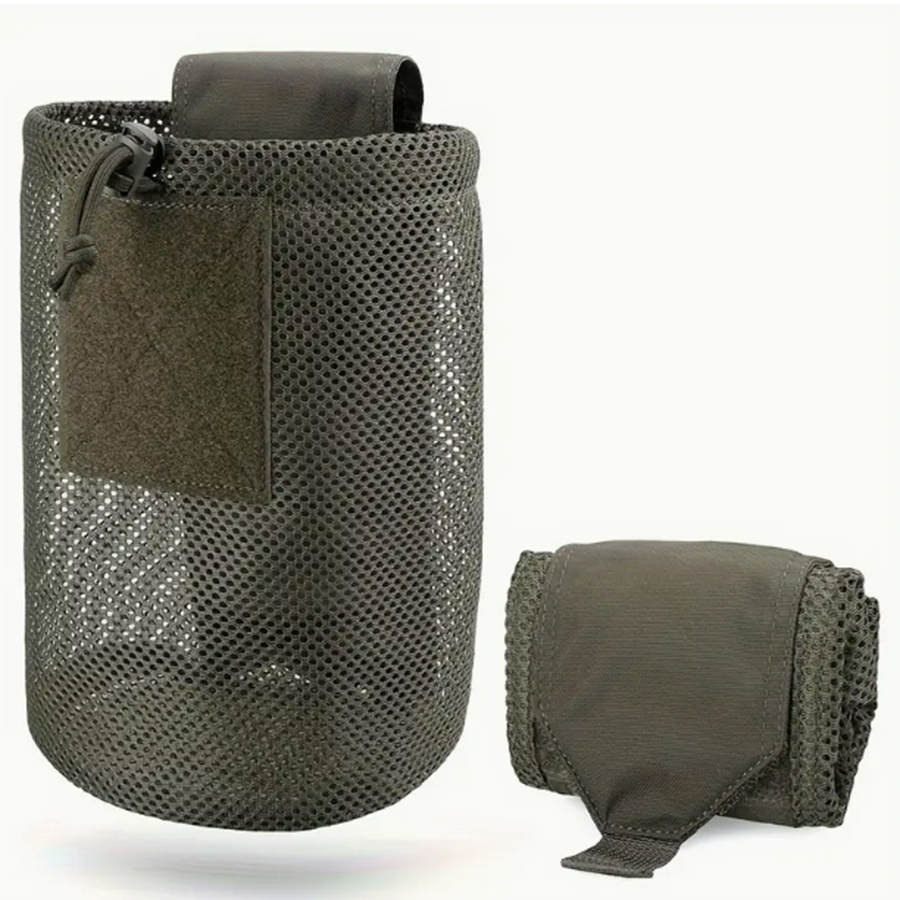 Nylon Neue Roll-Up Mesh Dump Pouch Magazin Lagerung Mini Faltbare Net Tasche EDC Taktische Outdoor Sport Camping Jagd