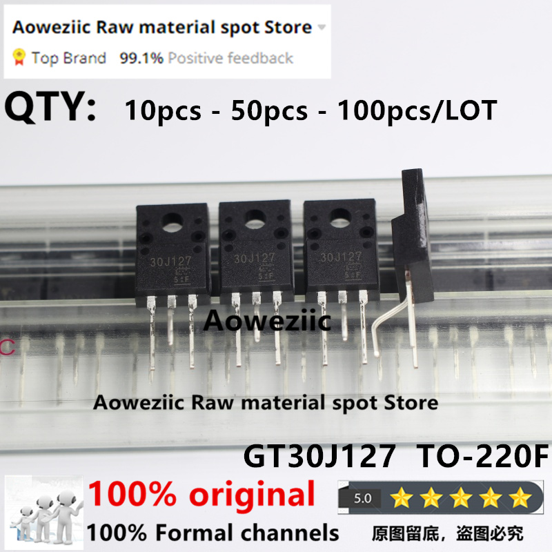 Aoweziic 100% Nouveau Importé Original GT30J127 30J127 TO-220F LCD Alimentation