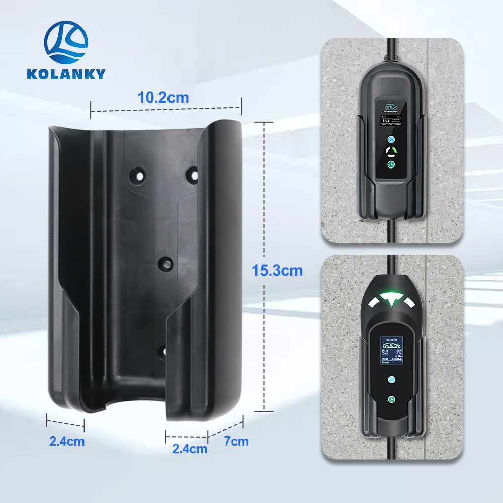Suporte da caixa de controle do carregador do veículo elétrico EV Suporte da caixa de parede de carregamento fácil instalação