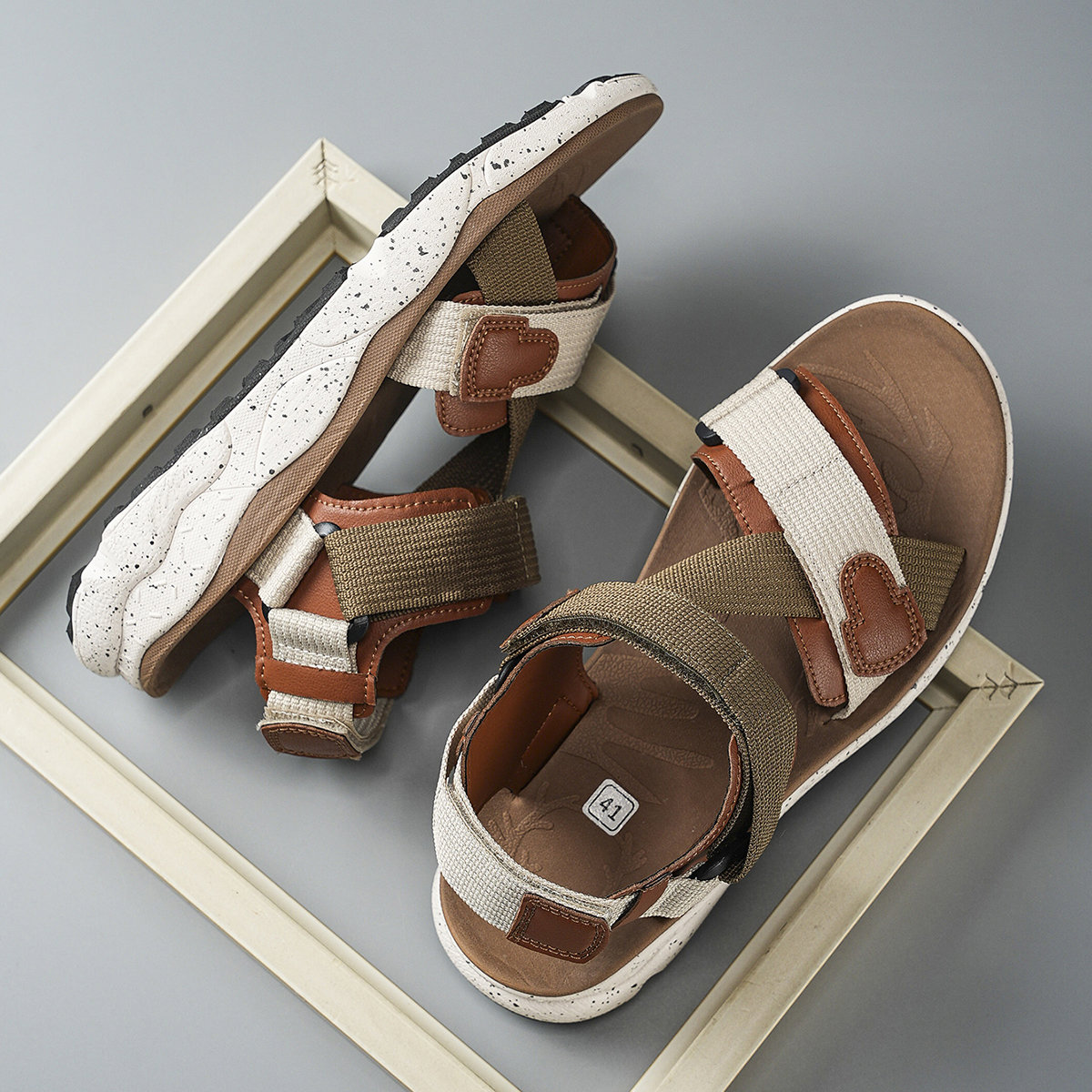 Heren Casual Sportsandalen Buitensandalen Comfortabele Antislip Strand- & Trekkingsandalen Plus Size Verstelbaar