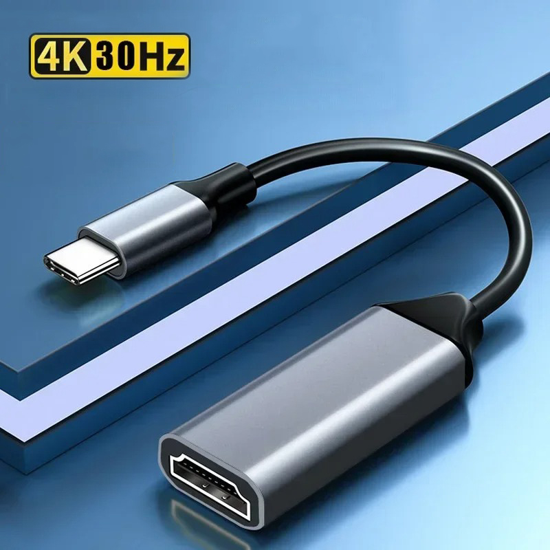 Совместимый кабель типа C в HDMI Конвертер USB C в HDMI HD 4K USB 3.1 HDTV Кабель-адаптер для MacBook Chromebook Samsung Xiaomi