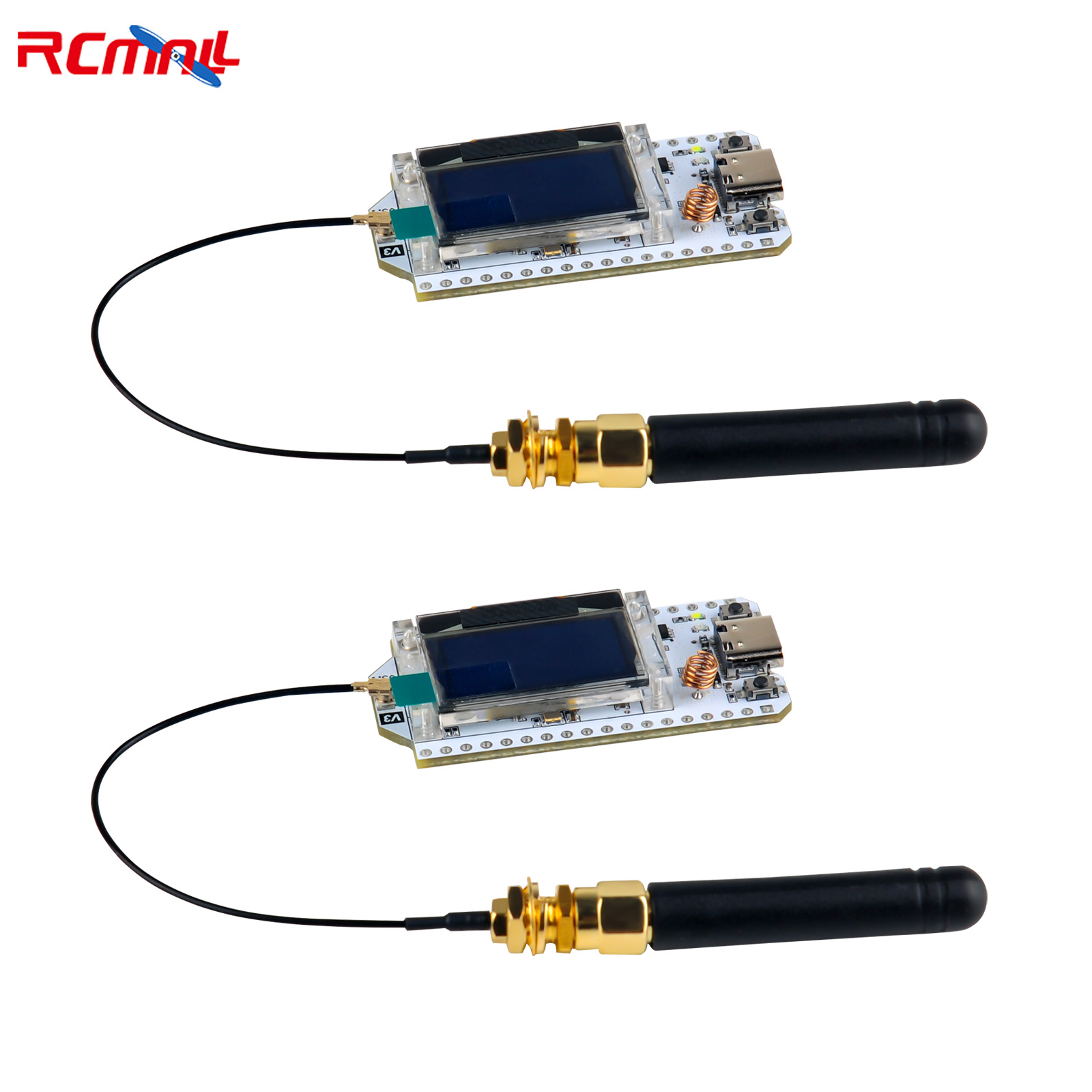 2Sets LoRa32 V3 868MHz 915MHz Development Board SX1262 0.96 Inch OLED Display BT+WIFI Lora Kit for Arduino IOT Smart Home
