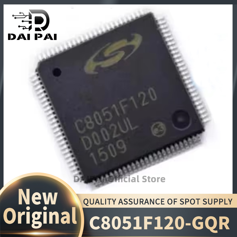 (5 uds-20 uds/lote) 100% nuevo chipset original C8051F120 C8051F120-GQR TQFP-100