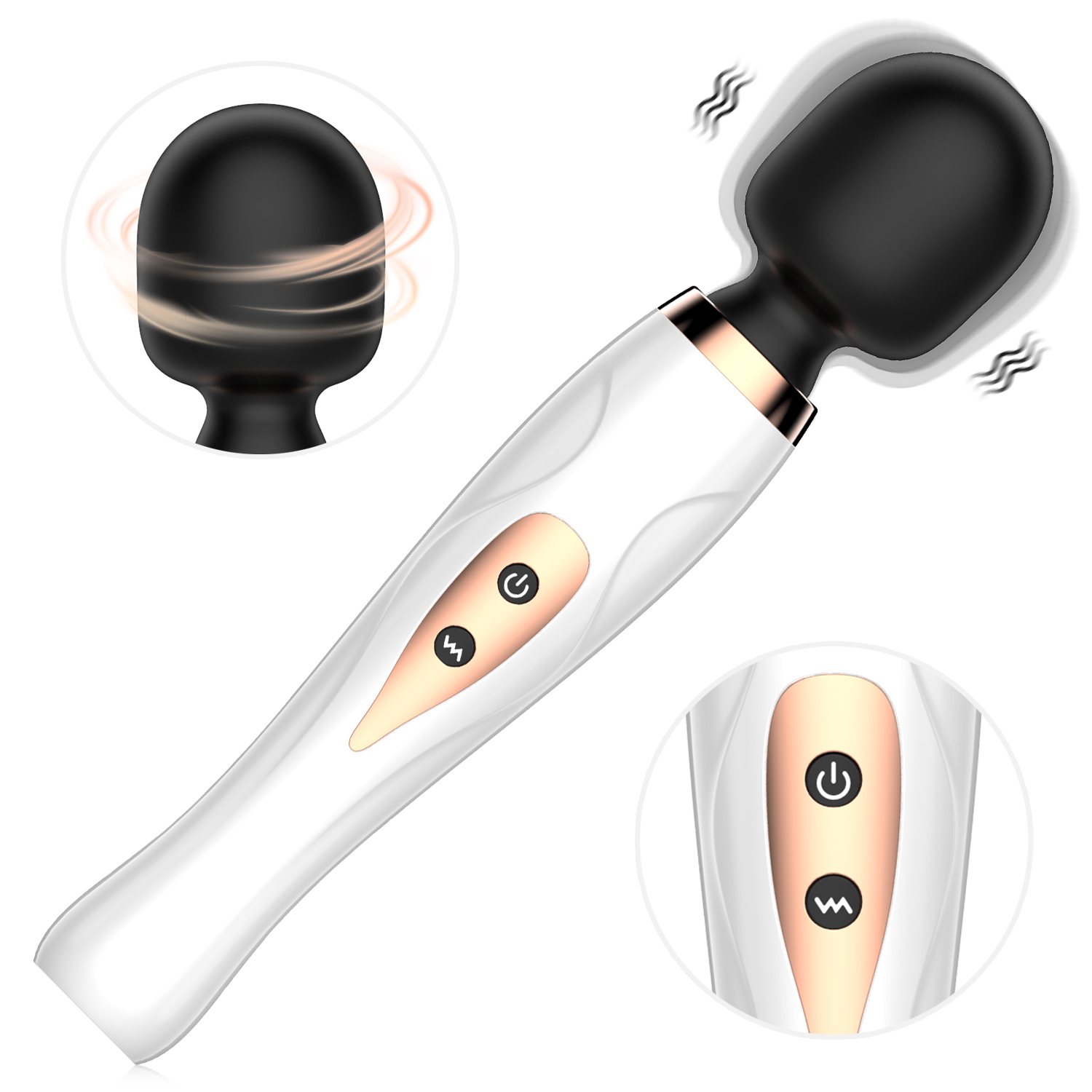Vibrador de Clitóris com 10 Velocidades, Massageador e Estimulador de Ponto G, Brinquedos Sexuais para Mulheres