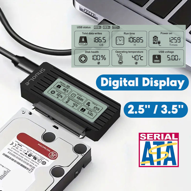 USB zu SATA Adapter Konverter Kabel USB 3.2 3.0 zu SATA Konverter für 2,5 Zoll SSD HDD Festplatte Externe adaptador Zubehör