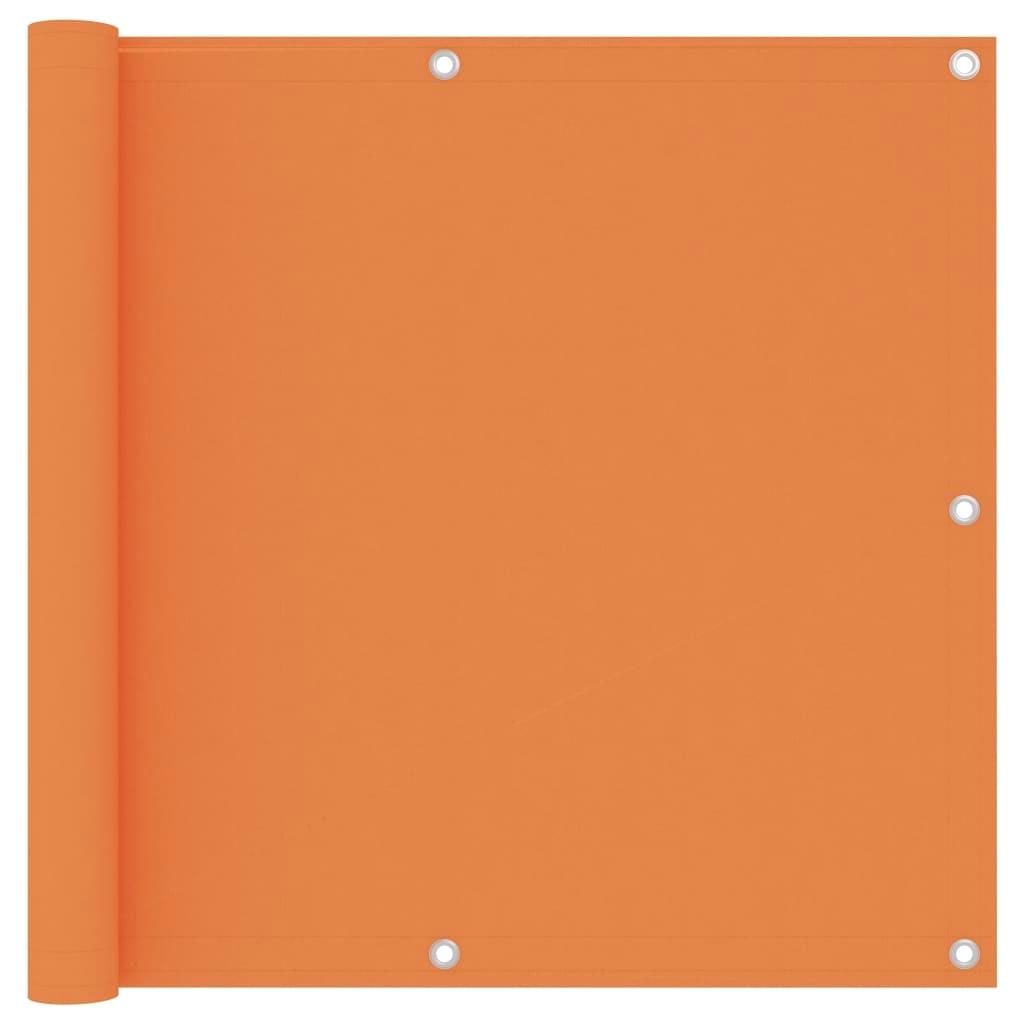 Balkon Privacyscherm Oranje 90x600 cm Oxford Stof Outdoor Schaduwbescherming