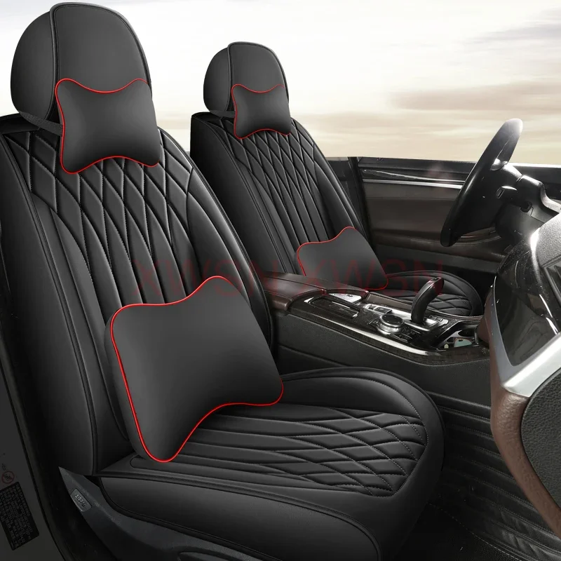 Juste de siège de voiture 3D de style universel, Toyota CorTrustCamry RAV4 CHR Highlander Land Cuirser Prado, accessoires intérieurs