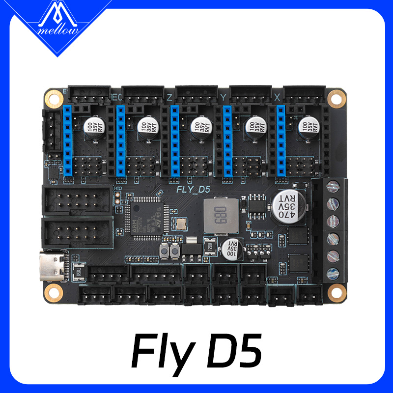 Mellow Klipper/Marlin เฟิร์มแวร์ DIY 5 แกน FLY D5 Board UART TMC2209 มอเตอร์ 3D เครื่องพิมพ์สําหรับ Ender 3/5 Voron0.1/0.2