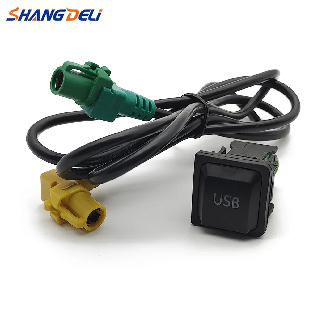 Cavo interruttore USB per auto adattatore audio USB RCD510 RNS315 per VW Passat B6 B7 Golf 5 MK5 Golf 6 MK6 Jetta lettore CD radio